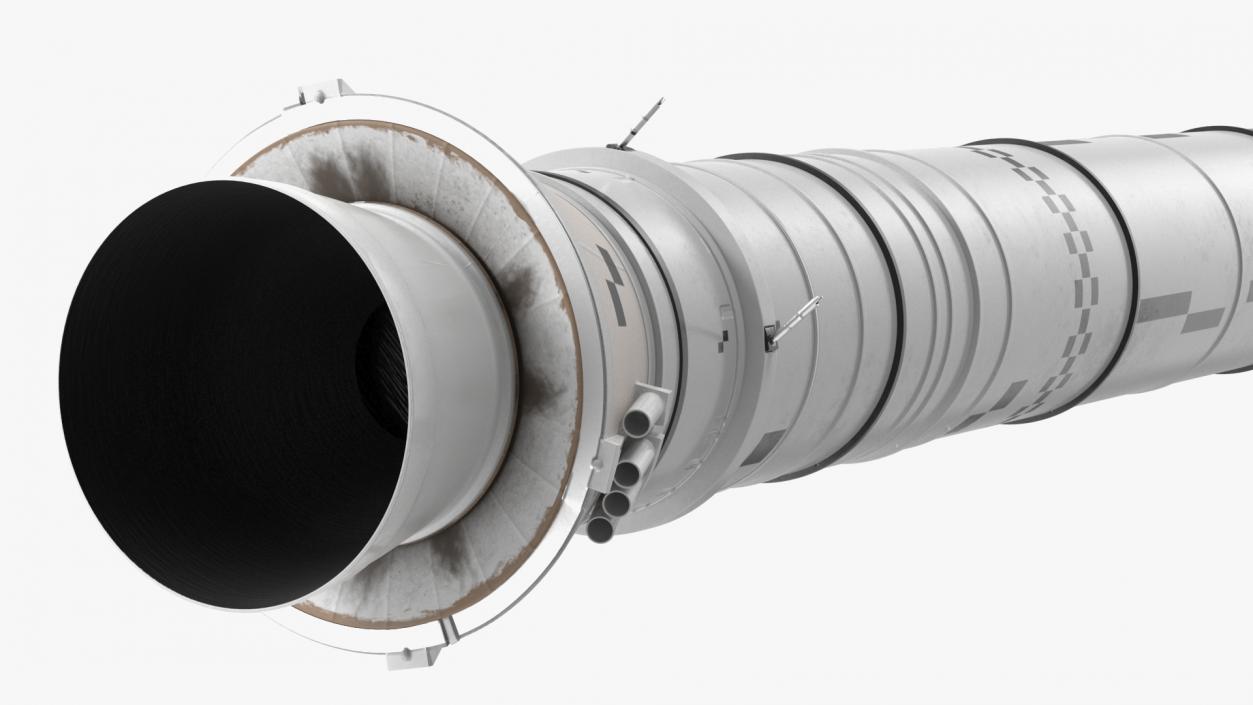 3D model NASA Space Launch System Solid Rocket Booster