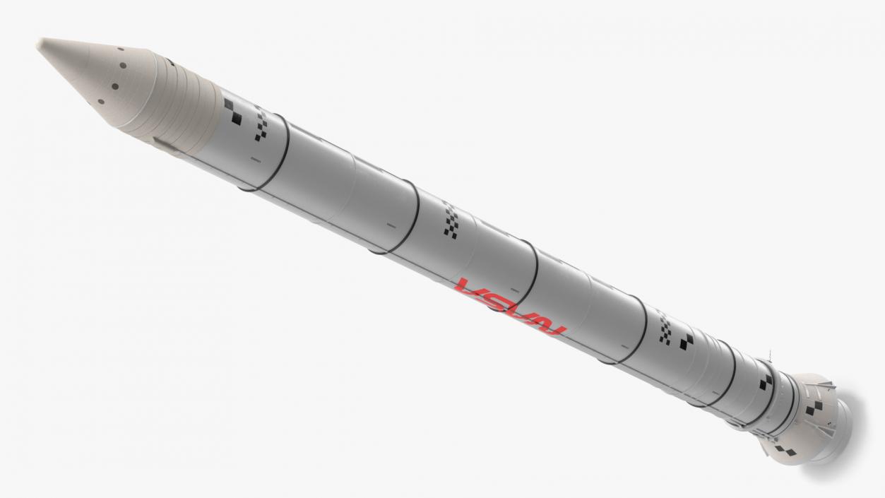 3D model NASA Space Launch System Solid Rocket Booster