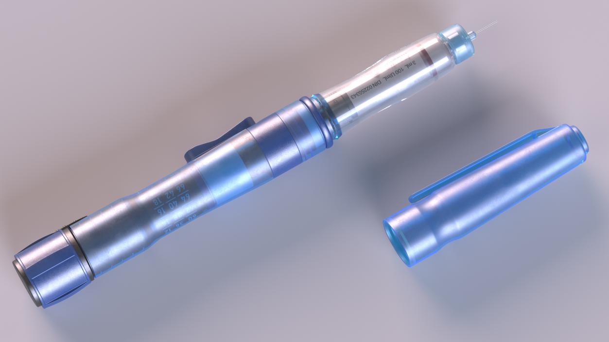 3D model Insulin Pen Injector