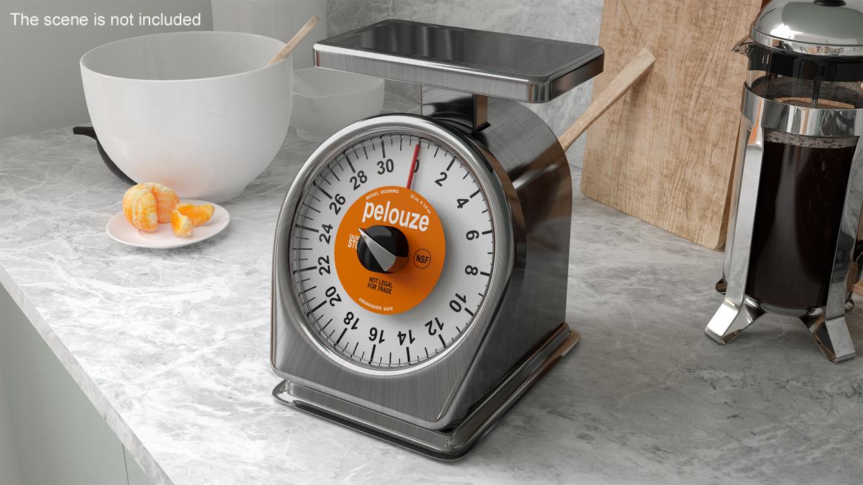 3D Mechanical Portion Control Food Scales model