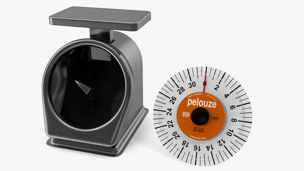 3D Mechanical Portion Control Food Scales model