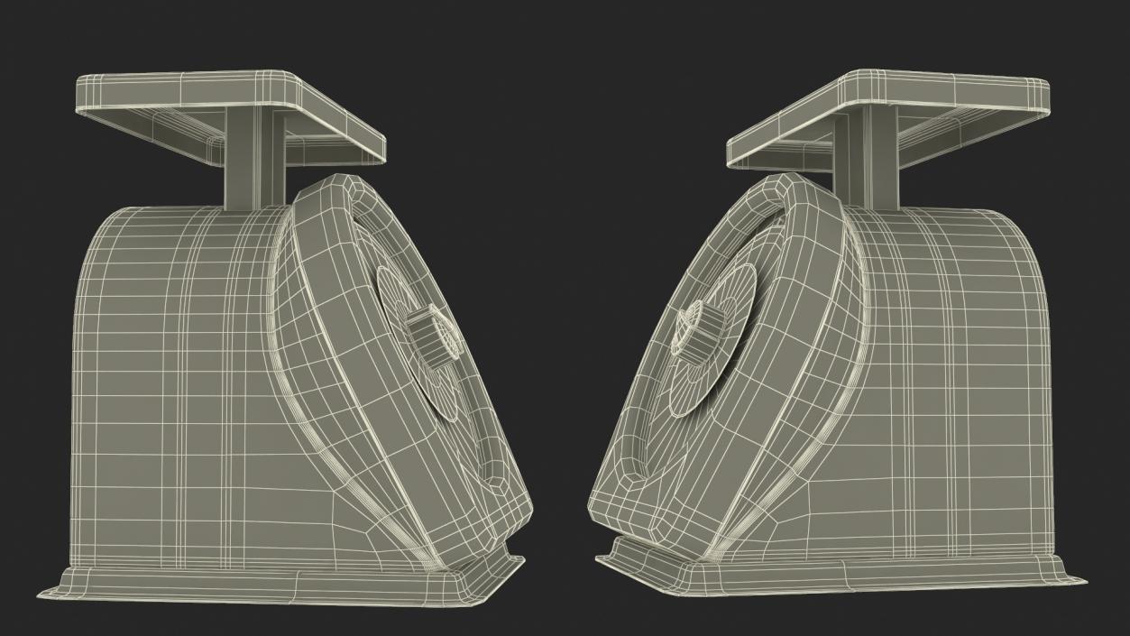 3D Mechanical Portion Control Food Scales model