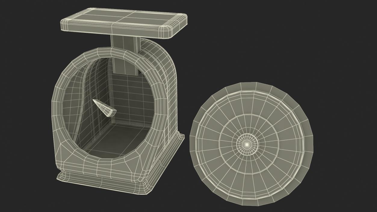 3D Mechanical Portion Control Food Scales model