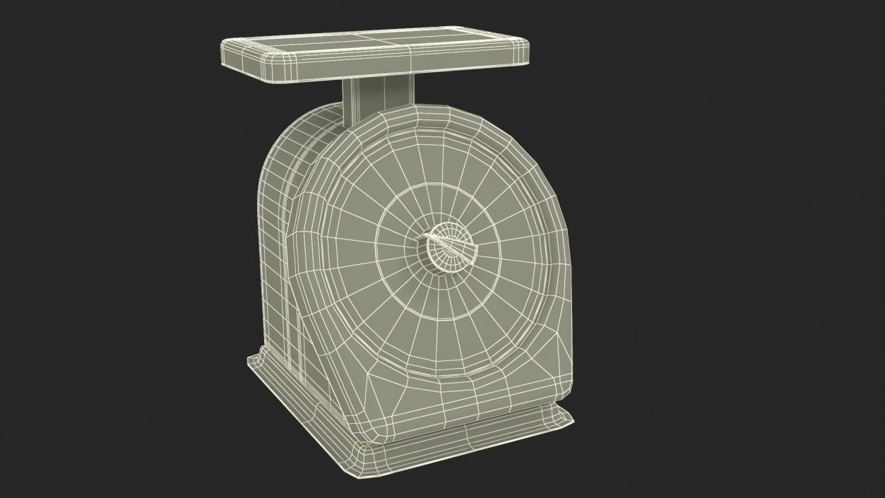 3D Mechanical Portion Control Food Scales model