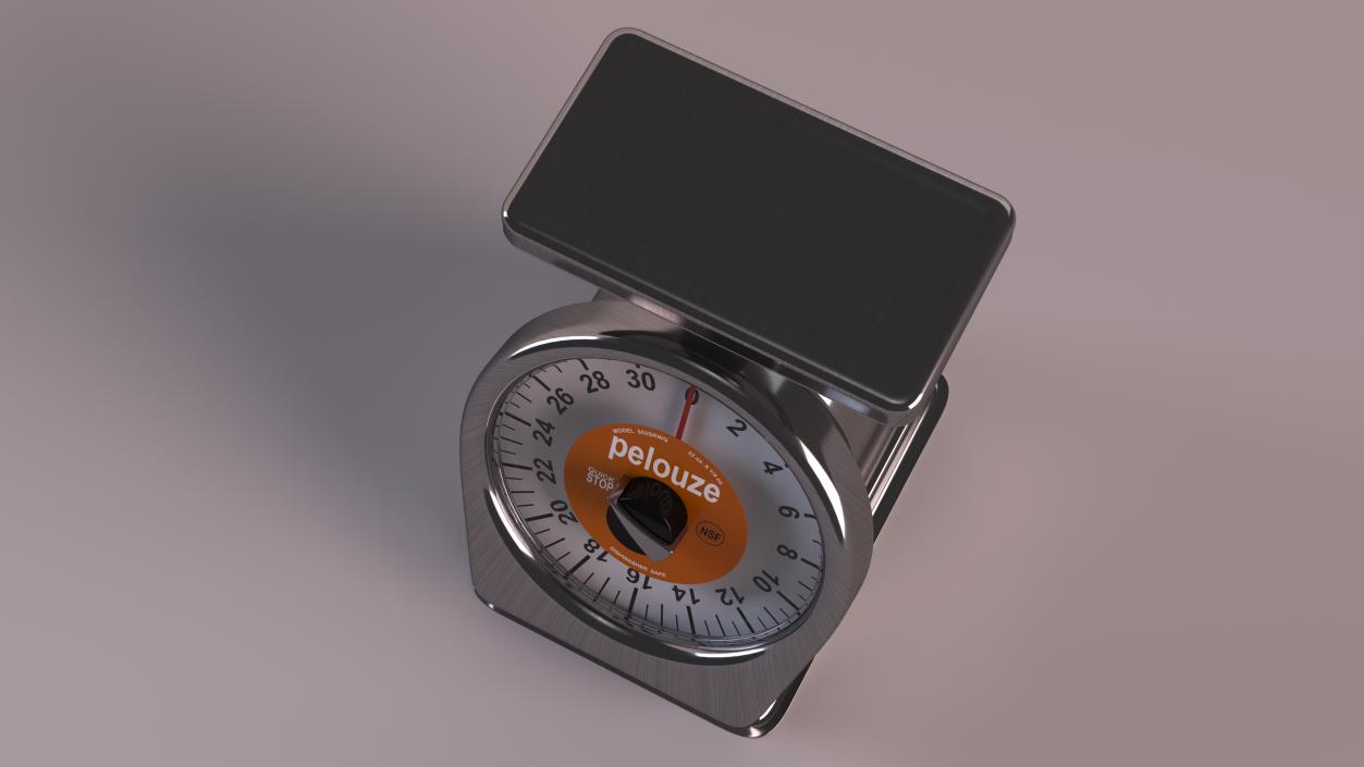 3D Mechanical Portion Control Food Scales model