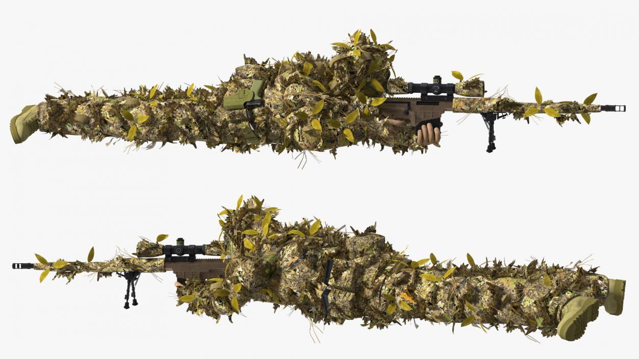 Sniper Shooting Position 3D model