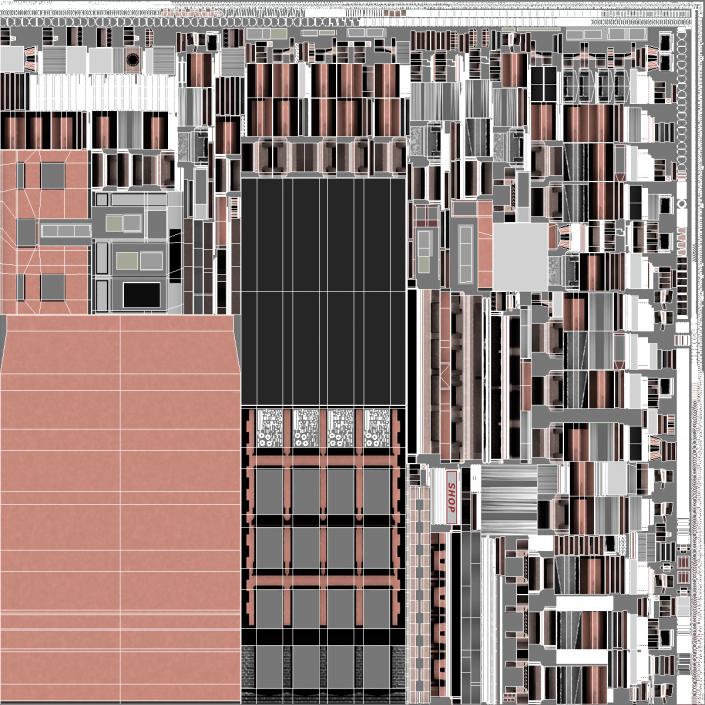 Paris Traditional Architecture Building 3D model