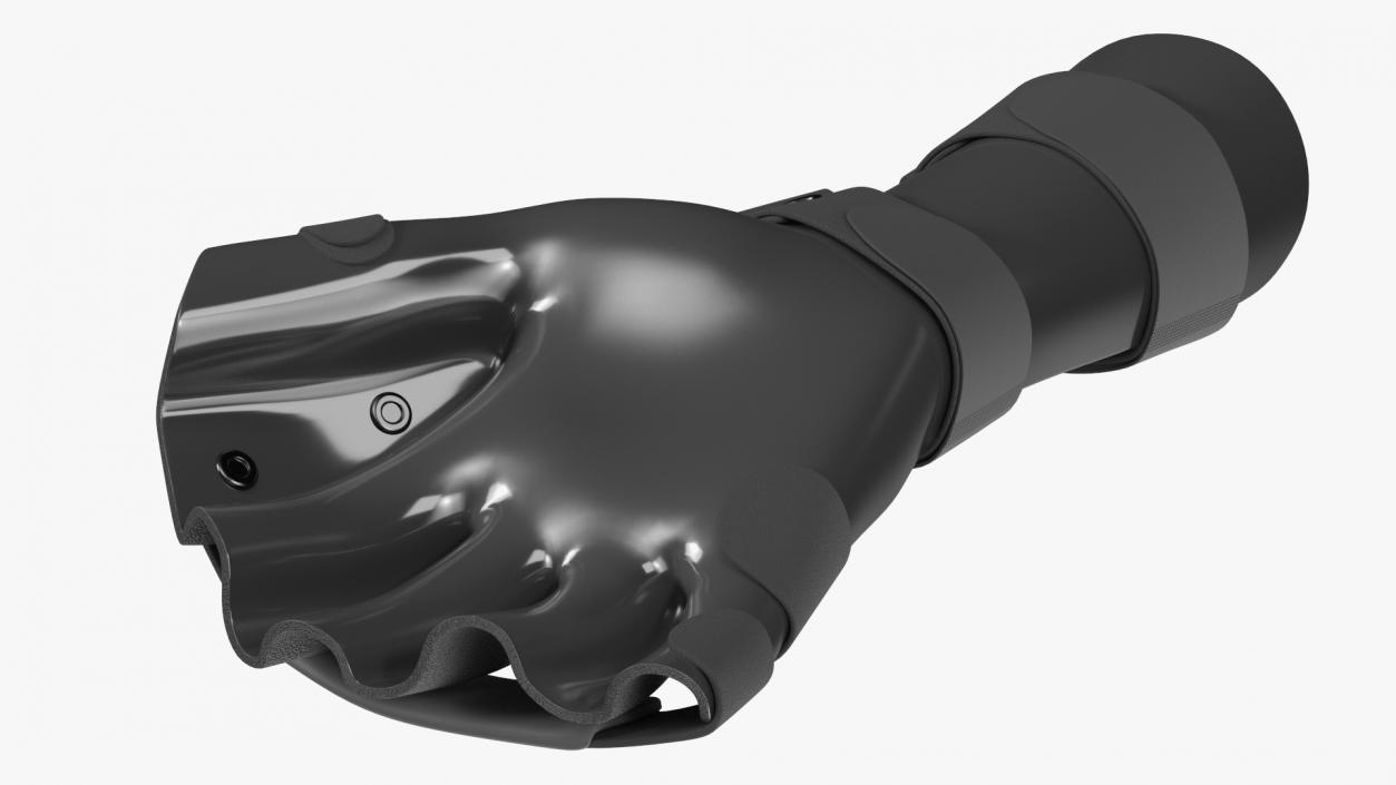 Hand Orthosis with Fingers Black 3D