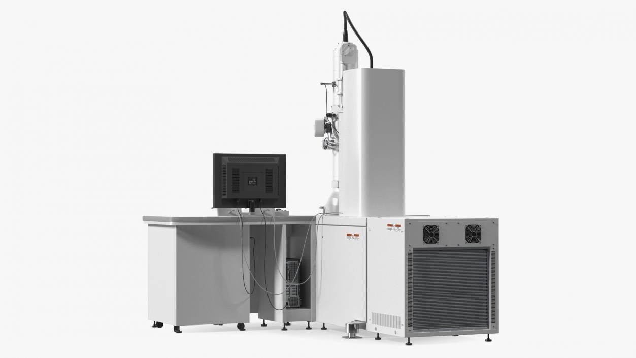 Generic Electron Microscope with Control System 3D