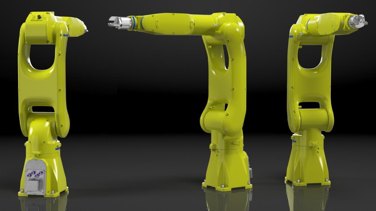 3D Articulated Industrial Robot model