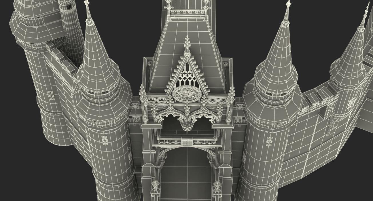 3D model Castle Entrance