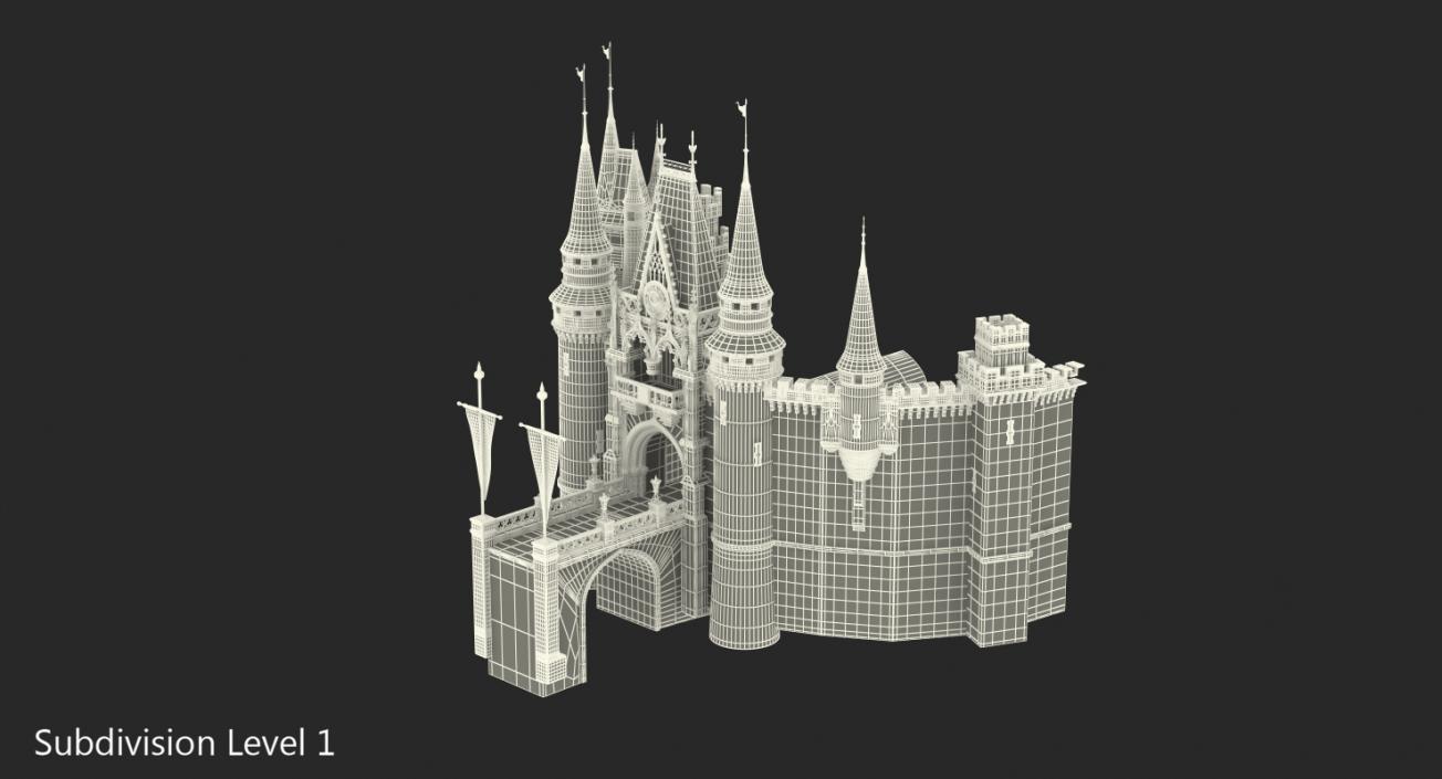 3D model Castle Entrance