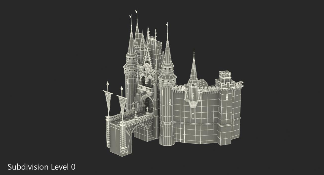 3D model Castle Entrance