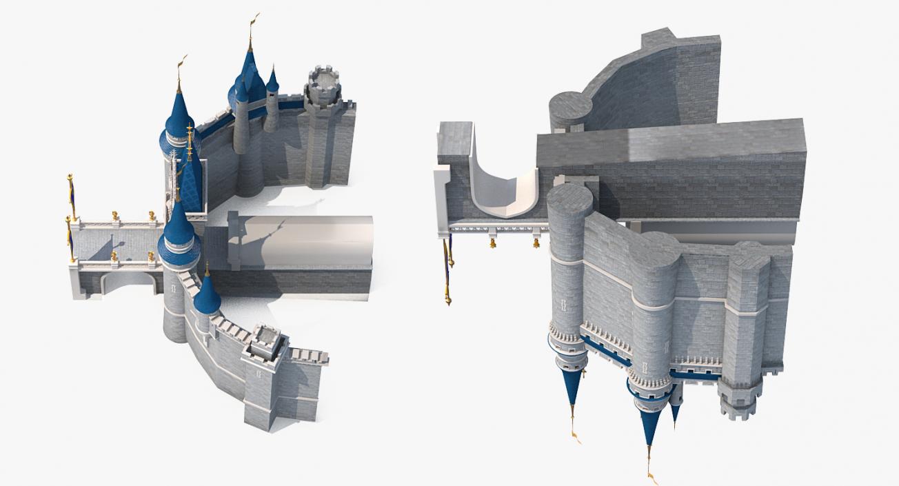 3D model Castle Entrance