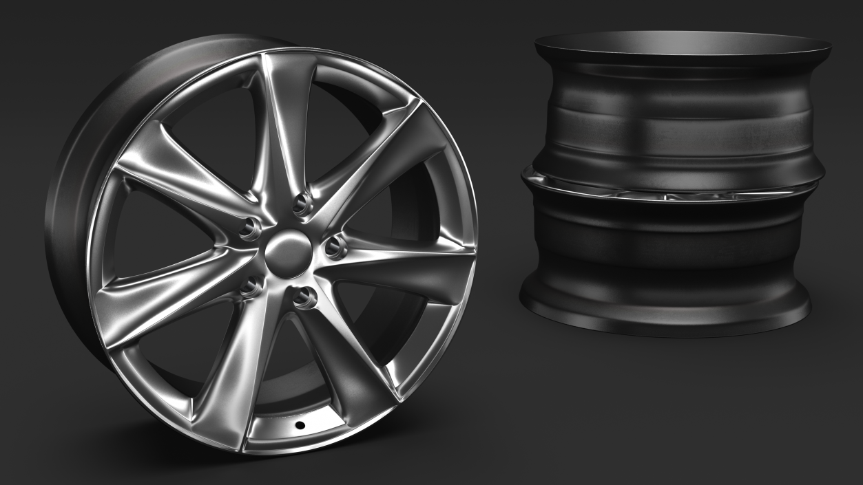 3D Car Wheel Rim model