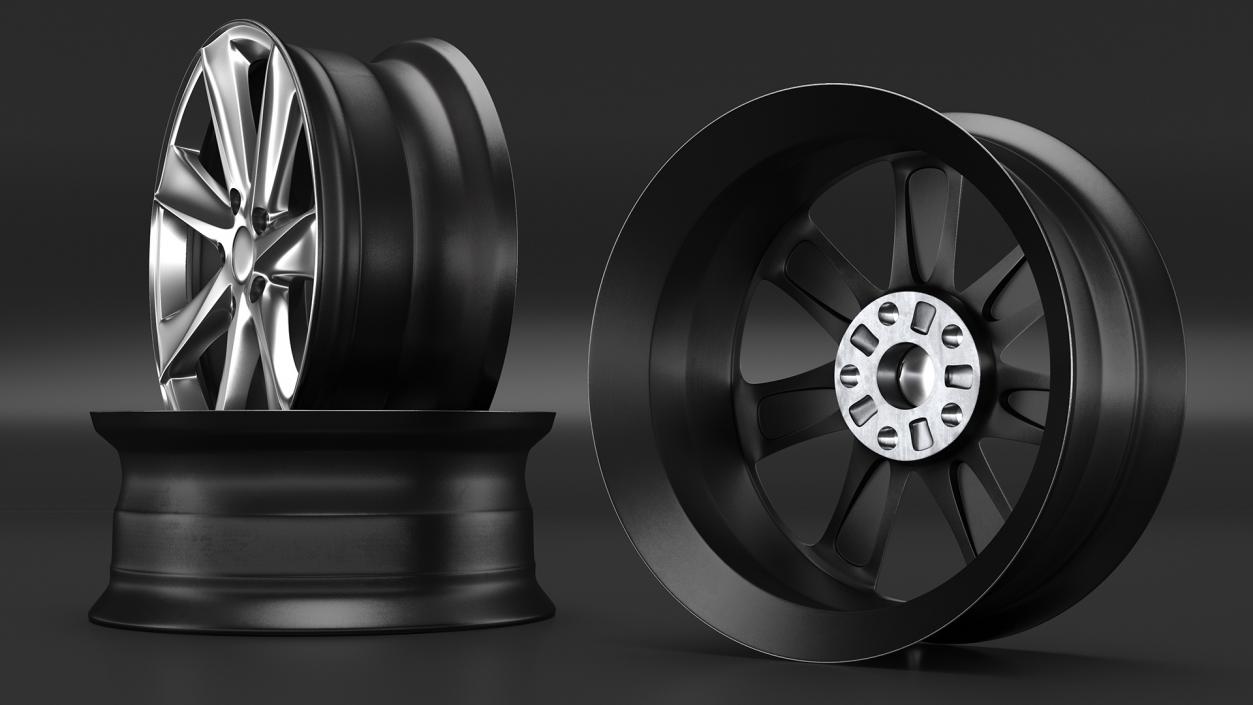 3D Car Wheel Rim model