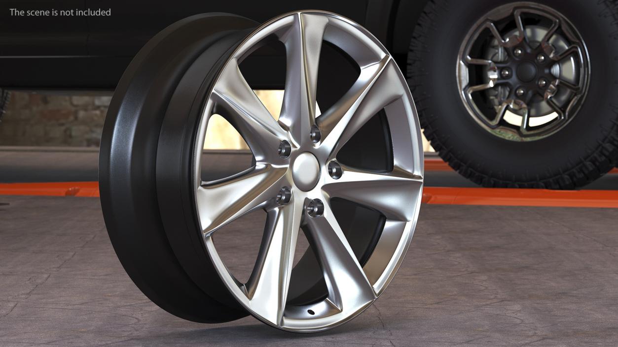 3D Car Wheel Rim model