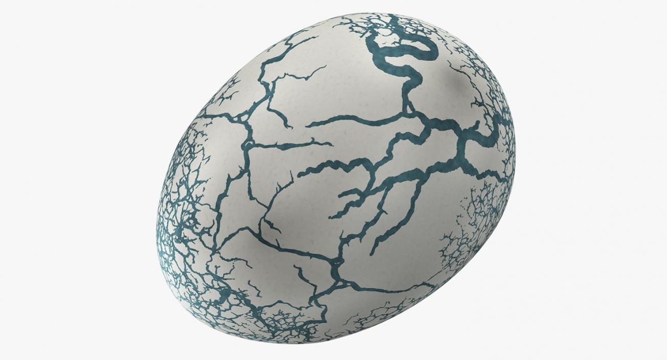 3D Dinosaur Egg Collection model