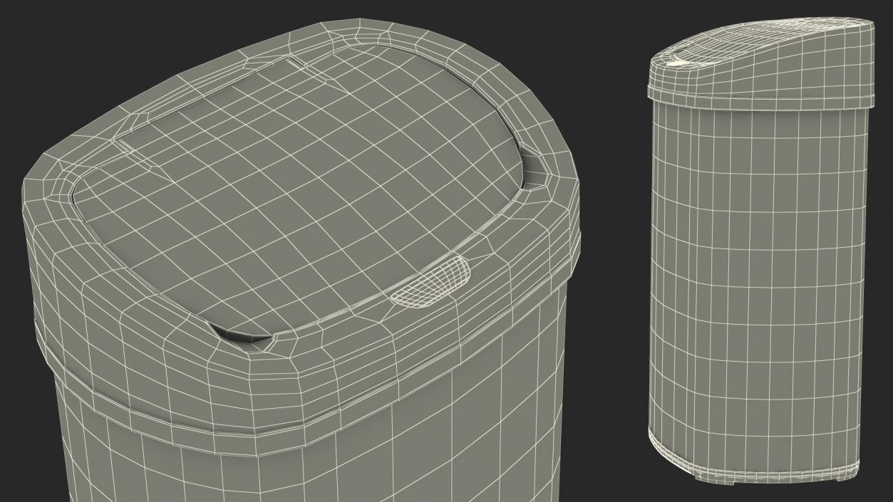 Sensor Kitchen Trash Can 3D model