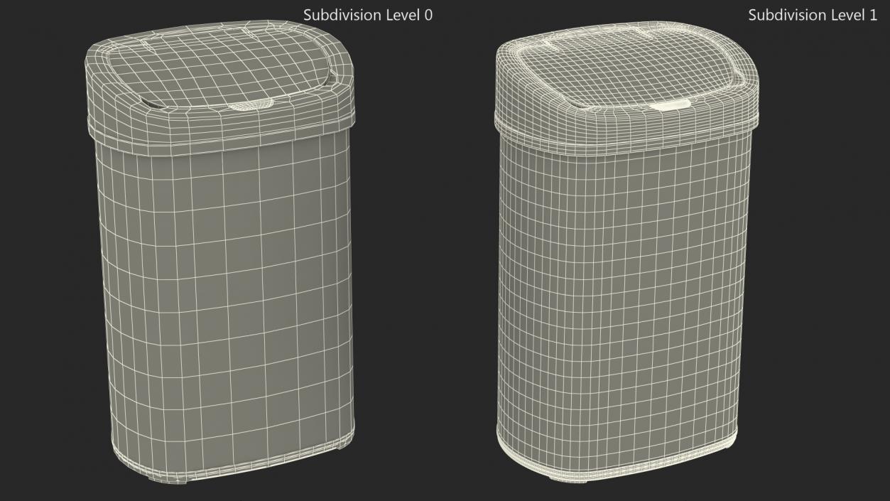 Sensor Kitchen Trash Can 3D model