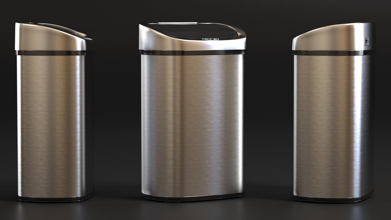 Sensor Kitchen Trash Can 3D model