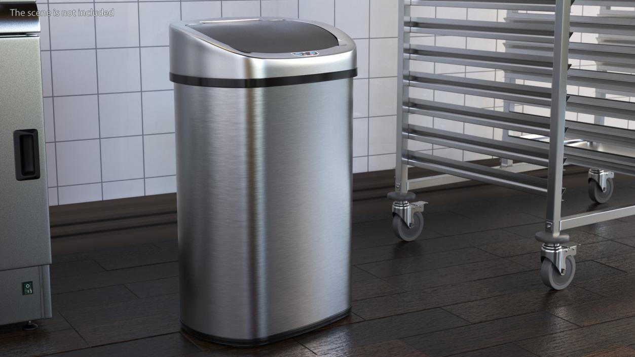 Sensor Kitchen Trash Can 3D model