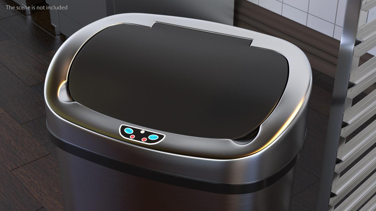 Sensor Kitchen Trash Can 3D model