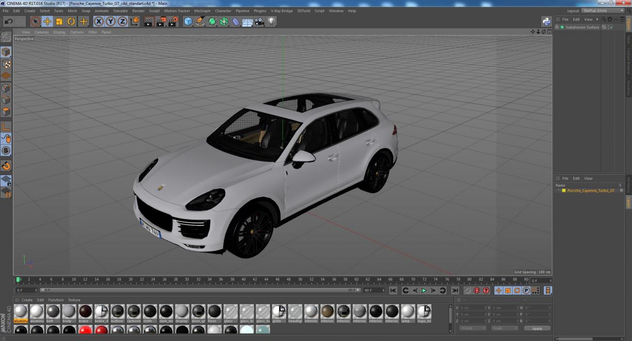 Porsche Cayenne Turbo GT 3D model