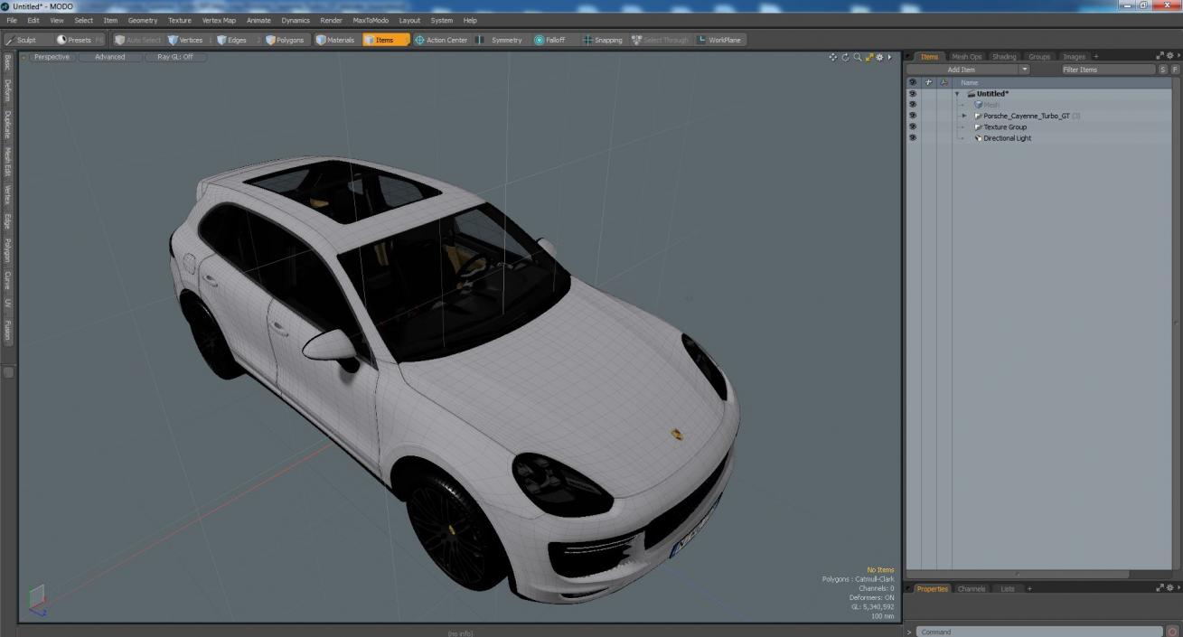 Porsche Cayenne Turbo GT 3D model