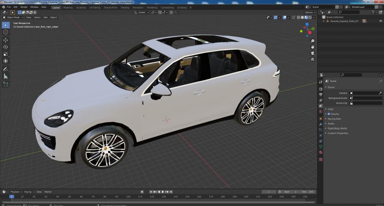 Porsche Cayenne Turbo GT 3D model