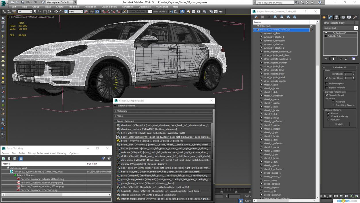 Porsche Cayenne Turbo GT 3D model