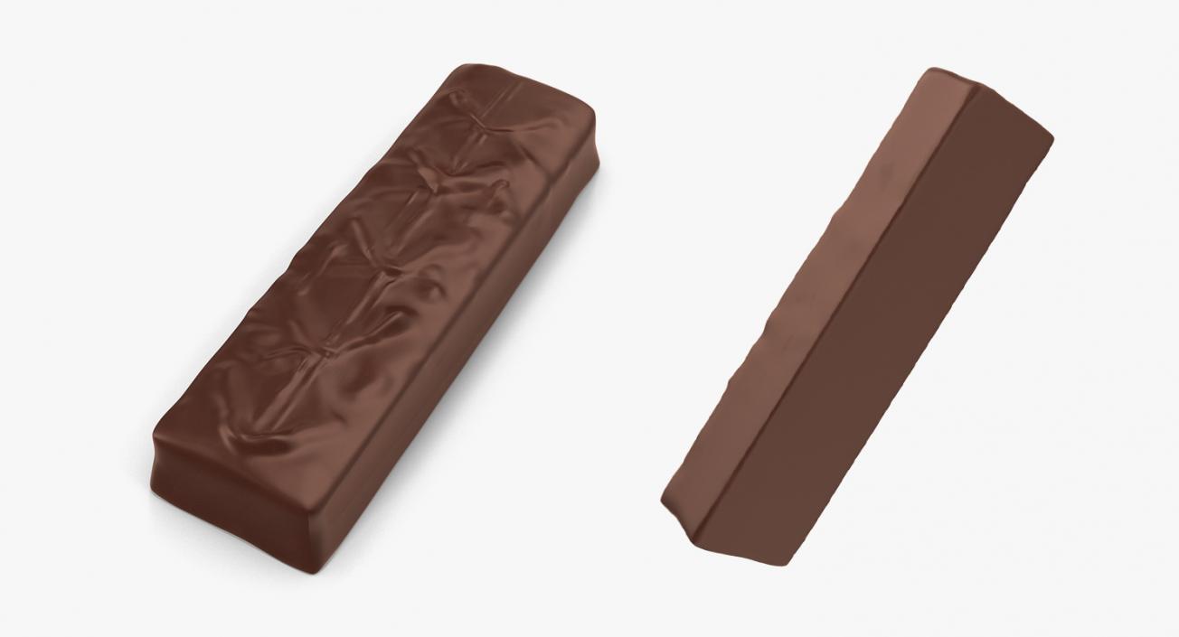 3D model Snickers Chocolate Bar and Package Collection