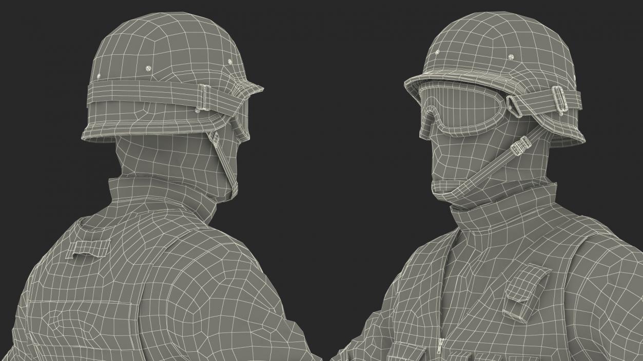 3D model SWAT Police Officer Tactical Gear 2