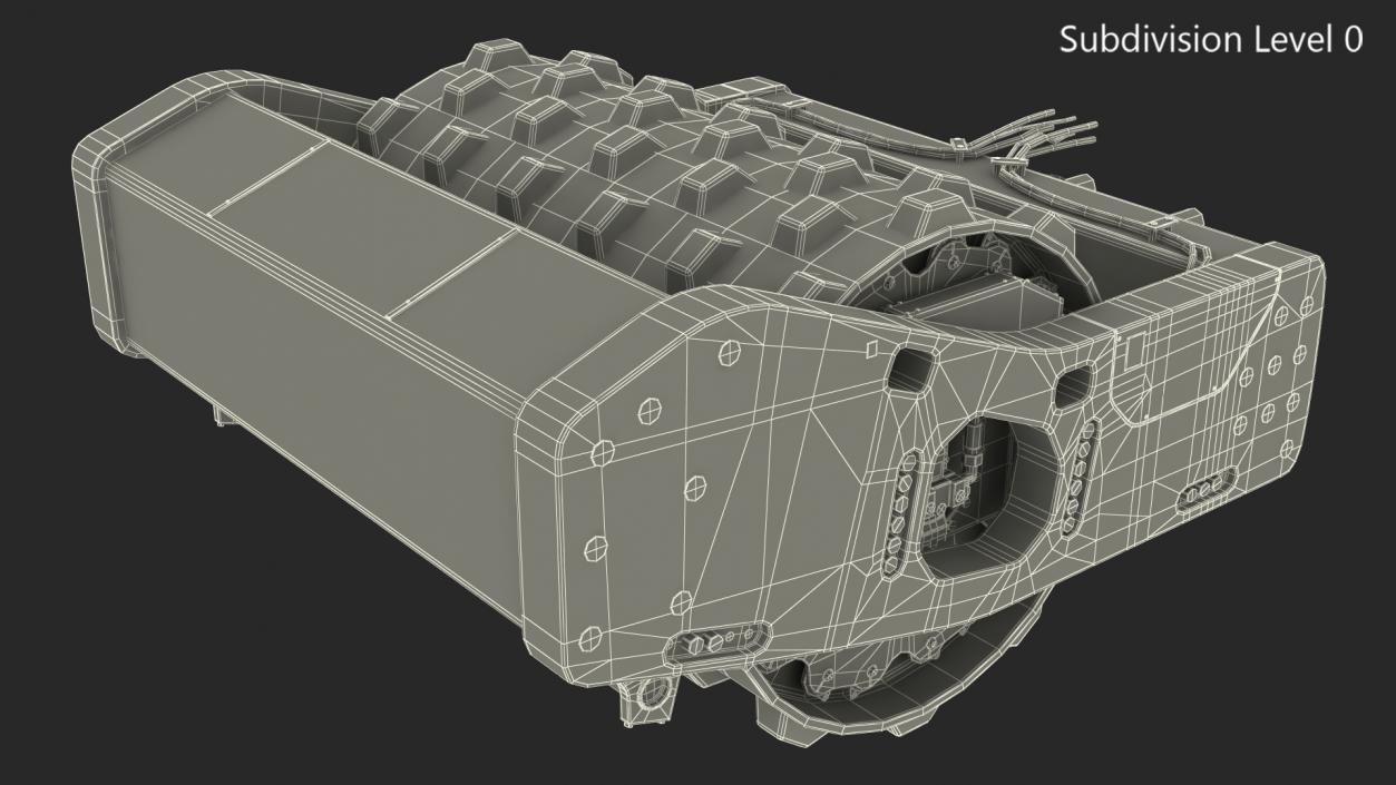 BOMAG Soil Roller Barrel 3D model