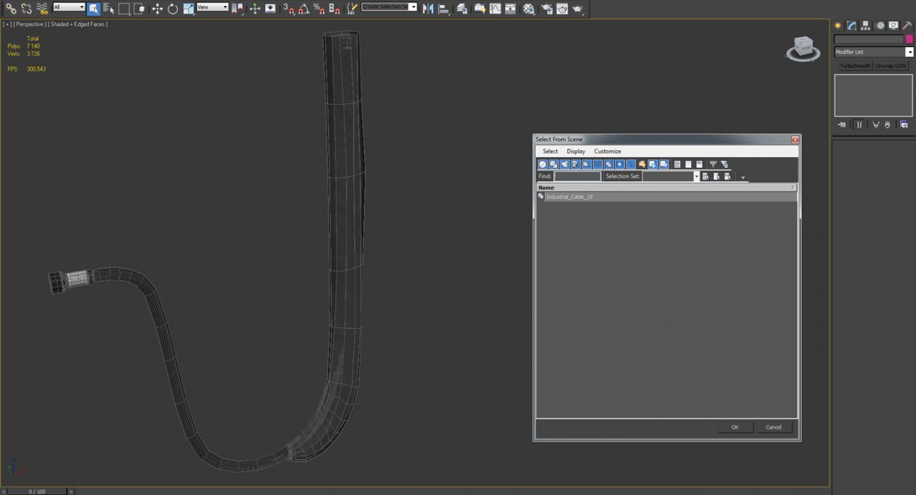 Industrial Cable 19 3D model