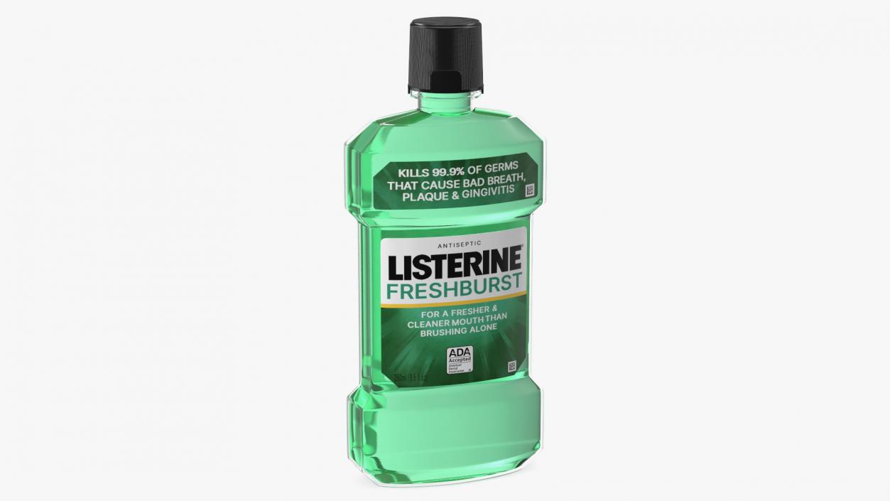 Listerine Freshburst Antiseptic Mouthwash 250ml 3D