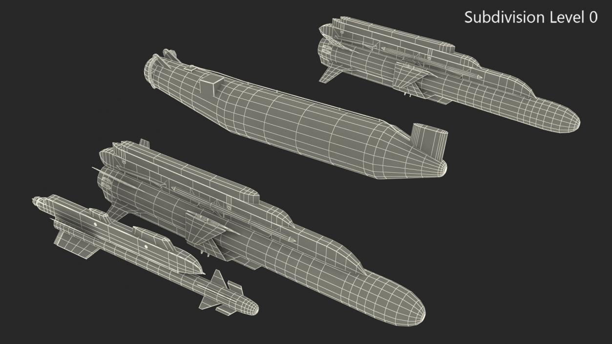 3D model Fighter Aircraft Armament