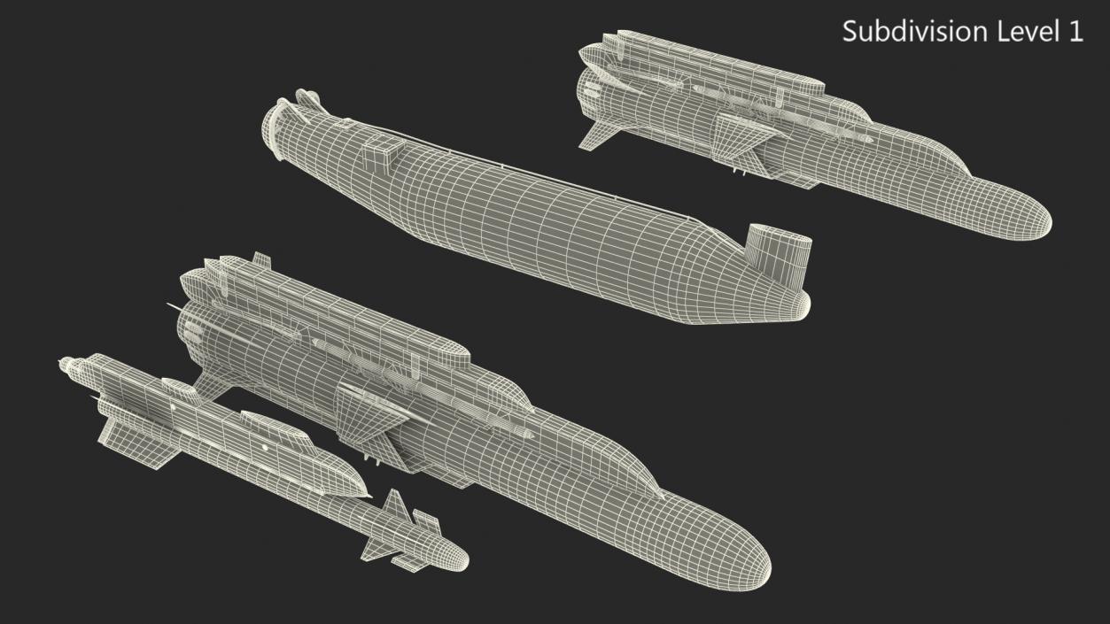 3D model Fighter Aircraft Armament