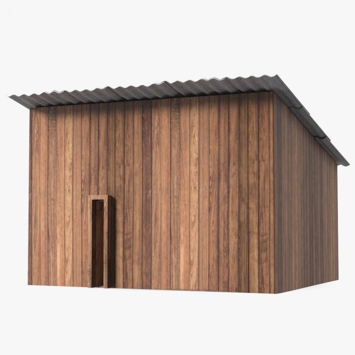 Wooden Antique Barn 3D model