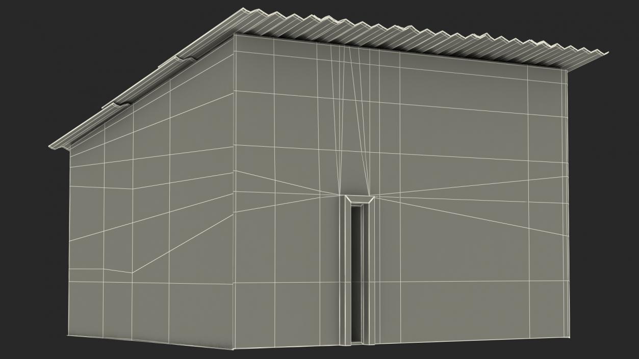 Wooden Antique Barn 3D model