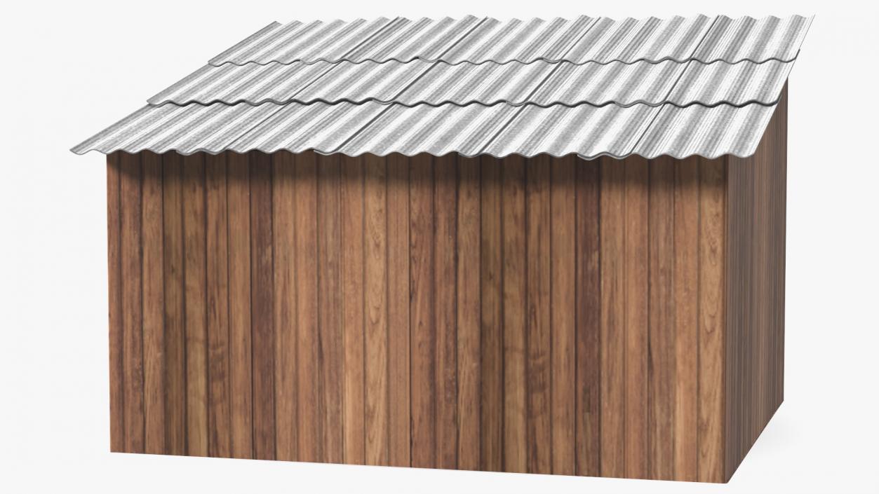 Wooden Antique Barn 3D model