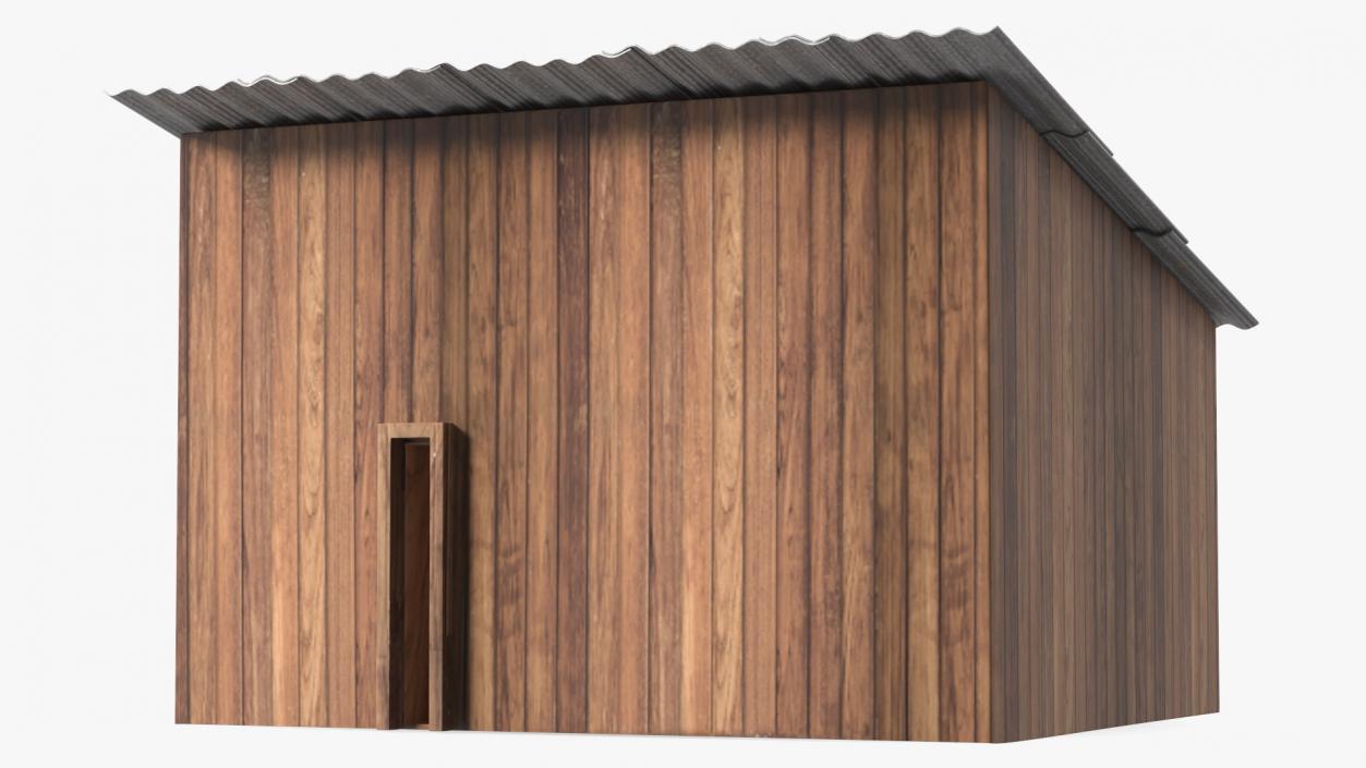 Wooden Antique Barn 3D model