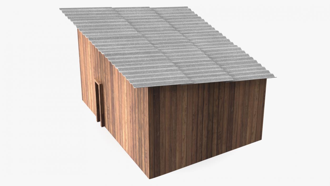 Wooden Antique Barn 3D model