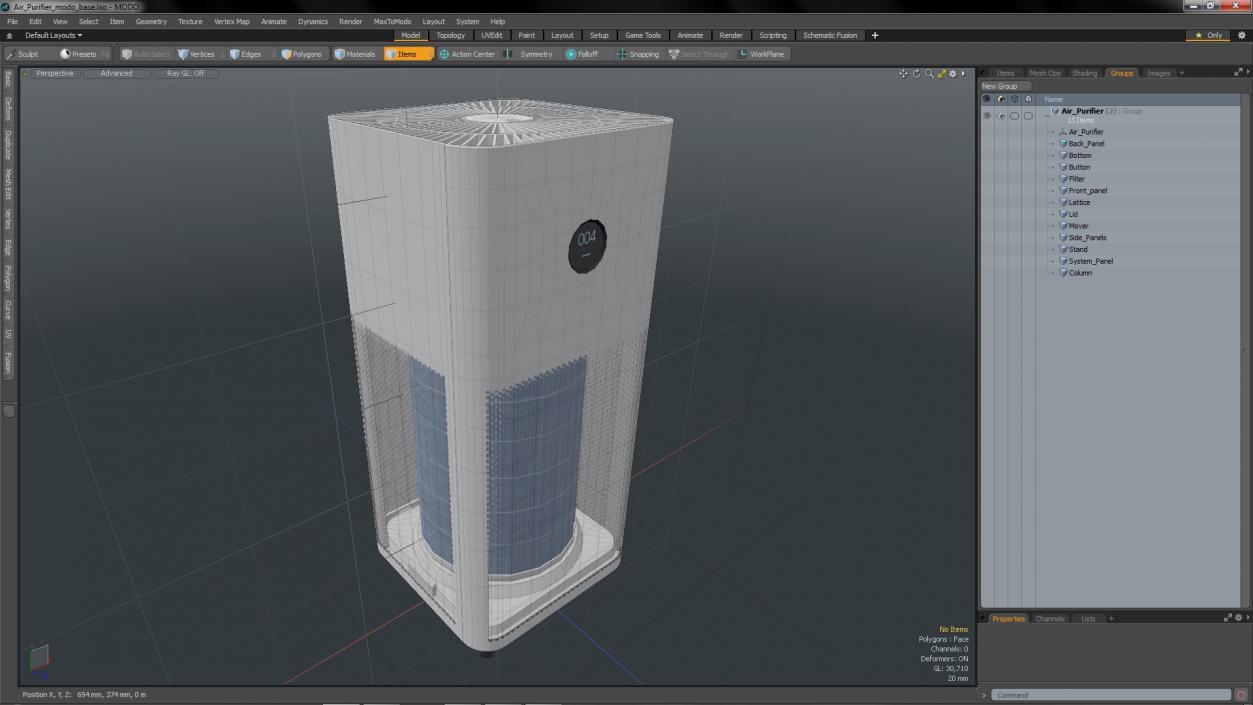 Air Purifier 3D