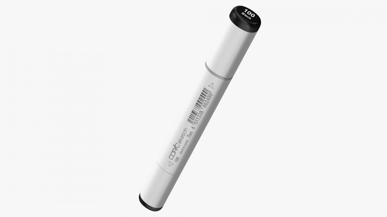 Sketch Marker Black 3D model