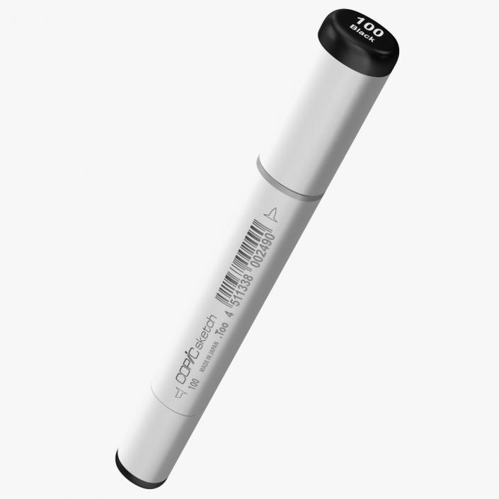 Sketch Marker Black 3D model