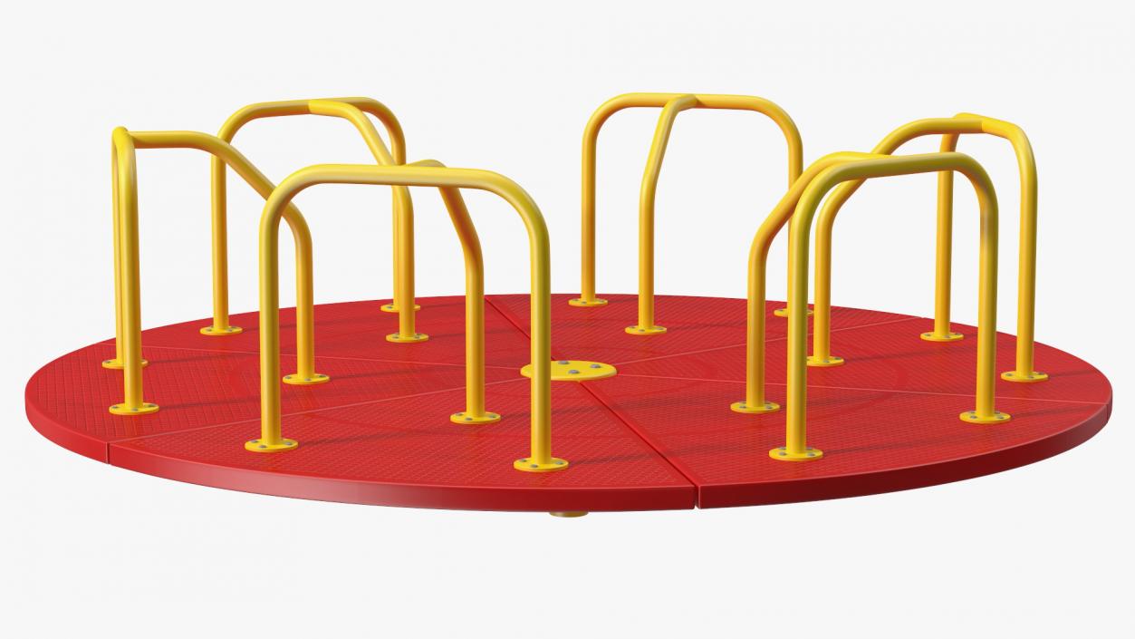 3D Merry Go Round 10 Foot Red