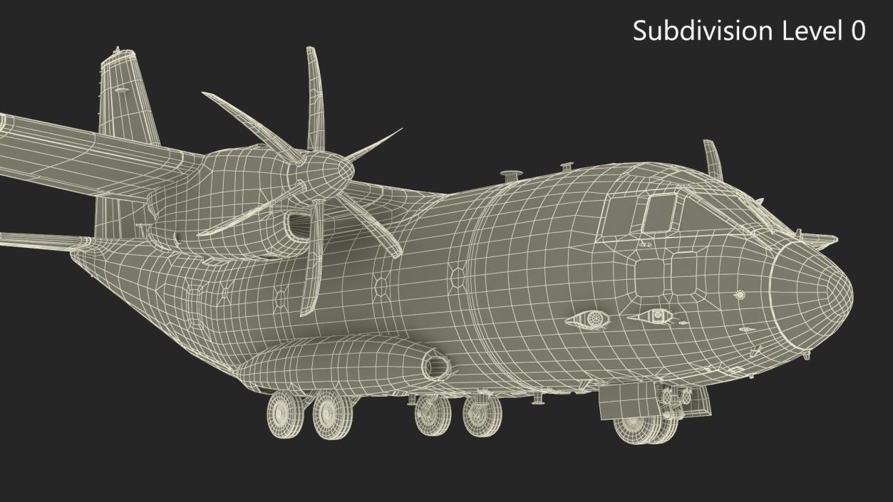 3D model Aircraft C-27J Spartan Morocco