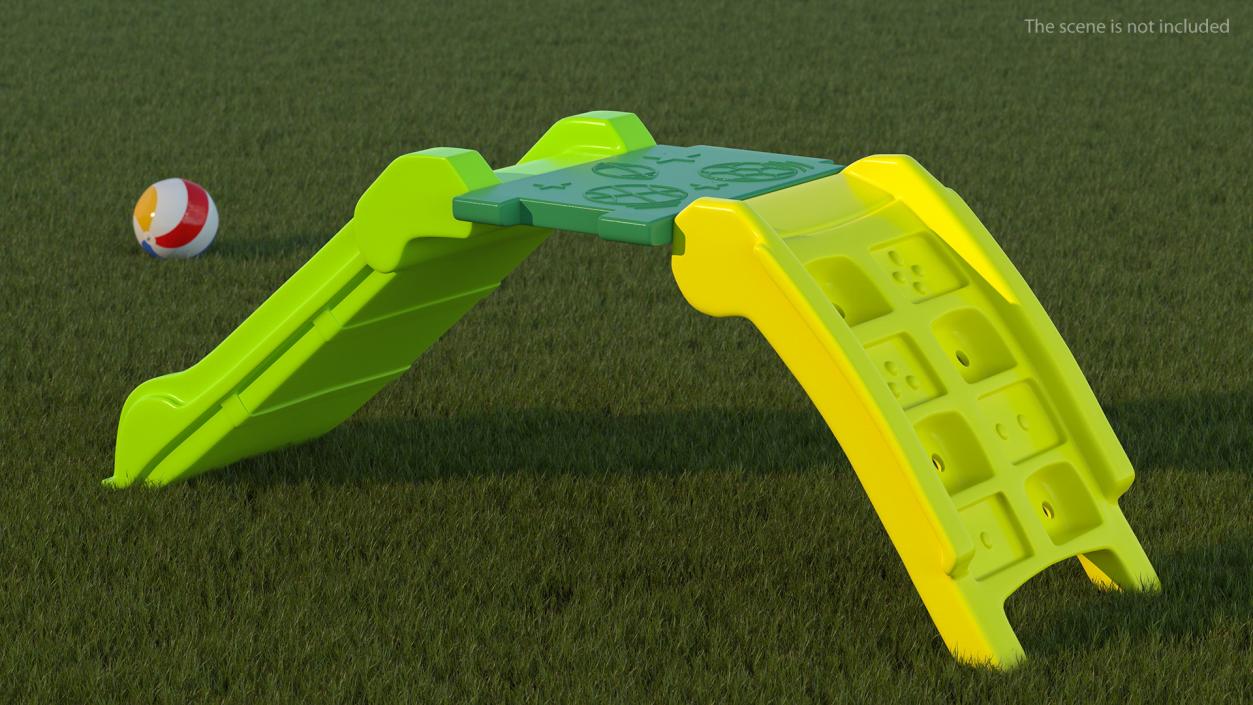 3D Plastic Kids Folding Slide