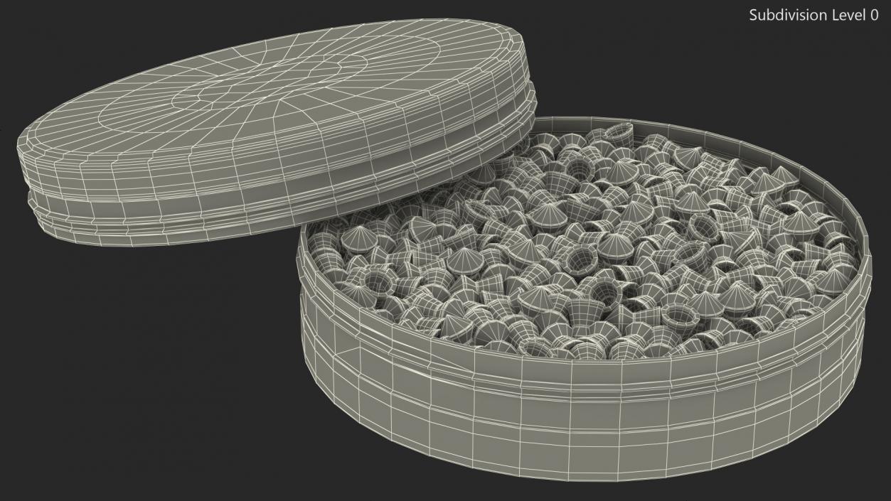 Spitzkugel Airgun Pellets Box 3D model